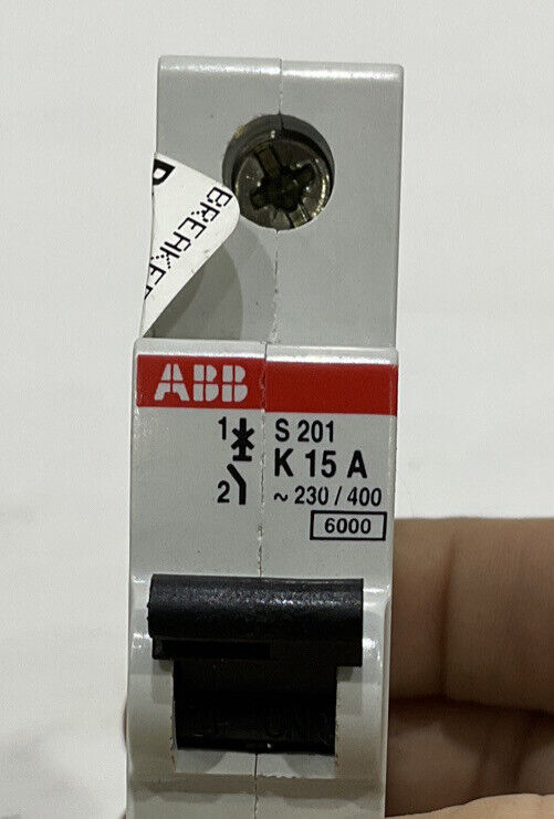 S201-K15 ABB FES INTERNATIONAL CO 715-003230-150 CIRCUIT BREAKER 15 AMP