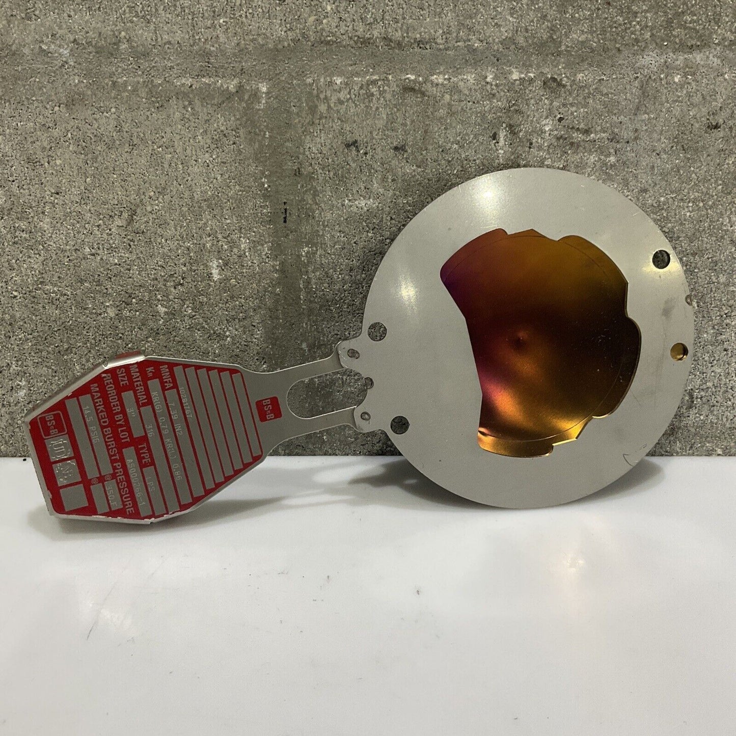 BS&B 10281767 A500266-1 REVERSE BUCKLING RUPTURE DISK 3 IN LPS 14.5 PSIG 555