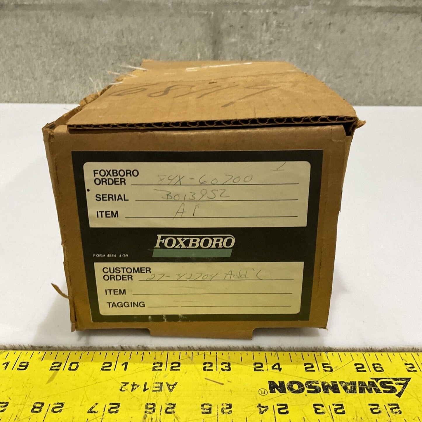 FOXBORO 84X-60700 B013952 2A8409 B0139SZ PRESSURE SENSOR 555