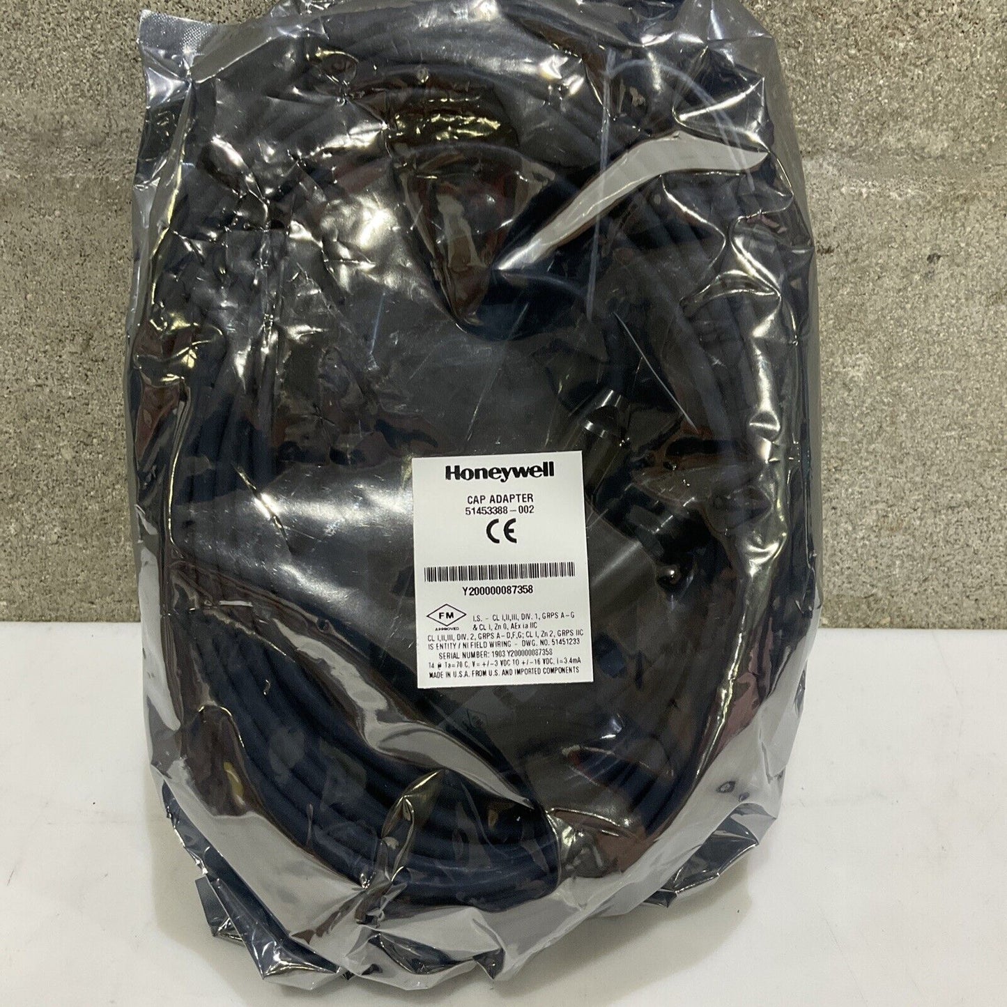 HONEYWELL 51453388-502 CABLE DURAFET III FM APPV 50 FT 555