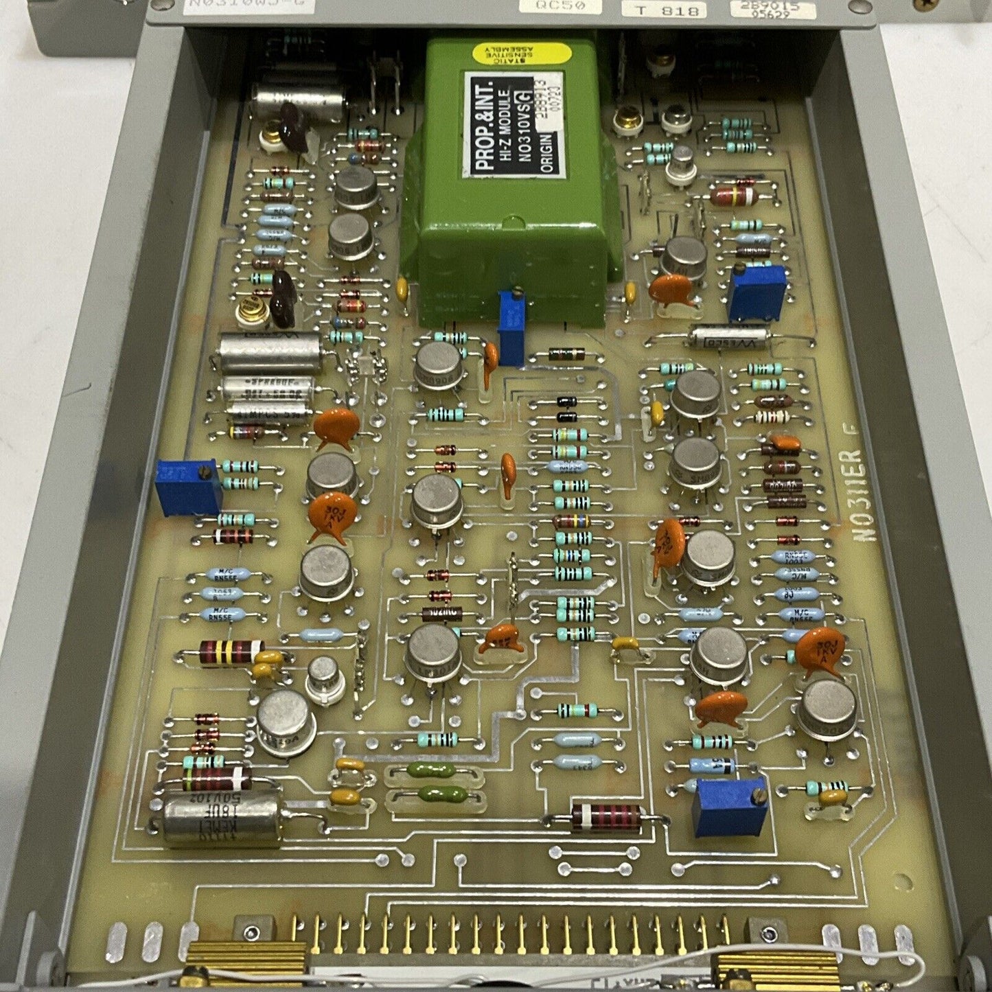 INVENSYS 2AX+T5 CONTROL UNIT MODULE 555