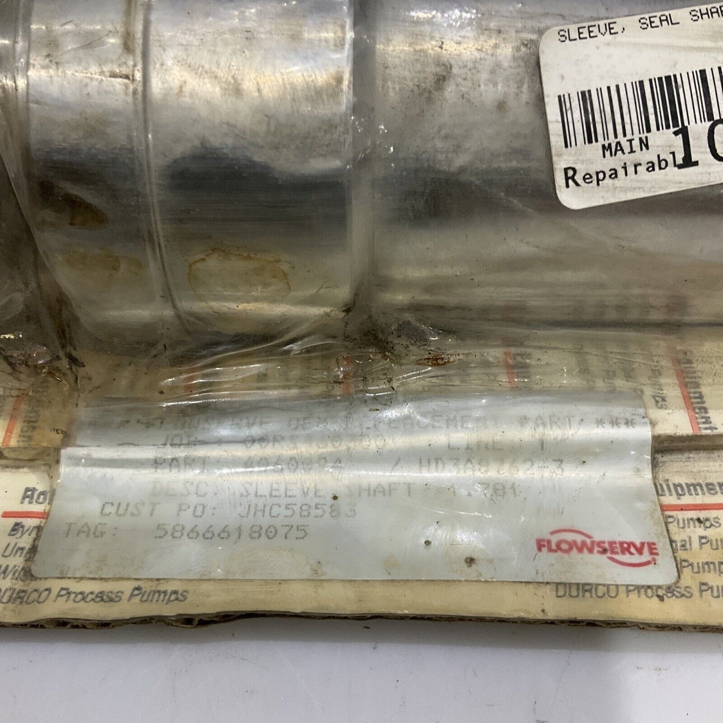 FLOWSERVE 4060094 HD3A8762-3 SHAFT SLEEVE 678