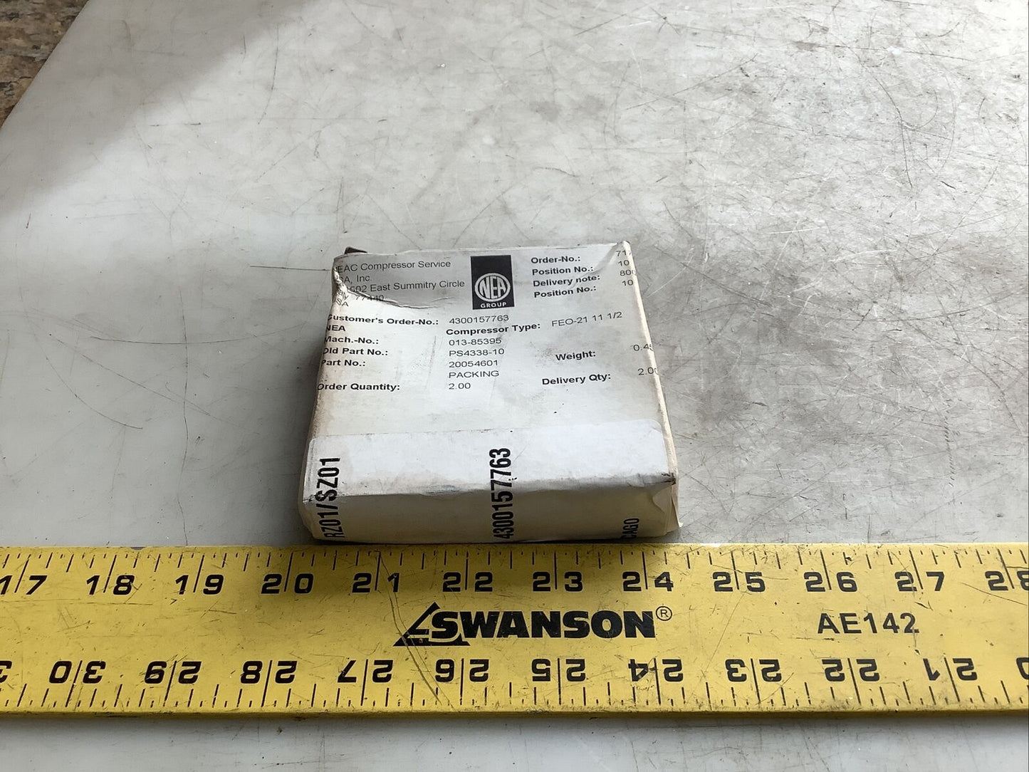 NEAC GROUP PS4338-10 20054601 PACKING SET 678