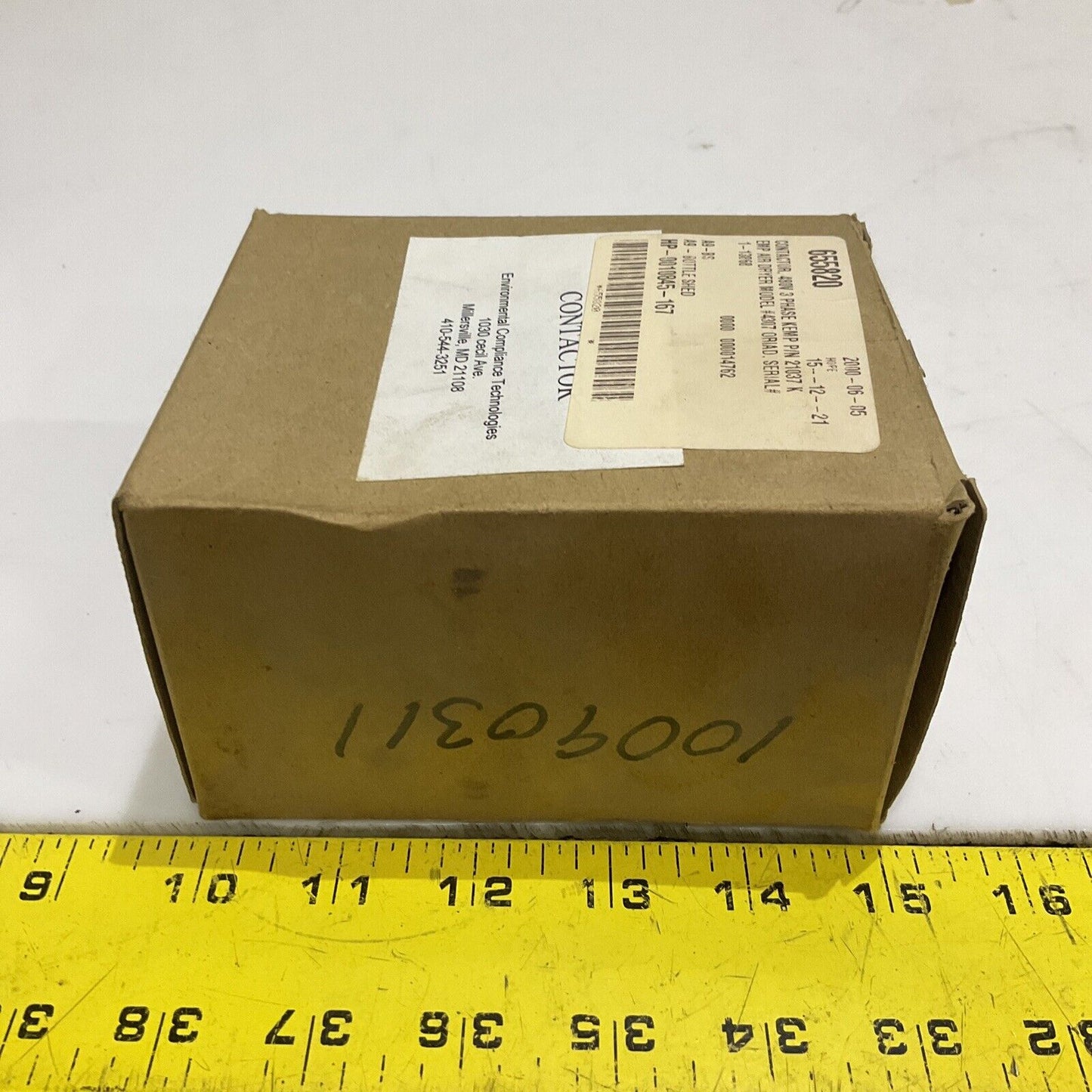 FASCO 213037 C3L50B CONTACTOR 3 PH 480 V 65 AMP 120 COIL 555