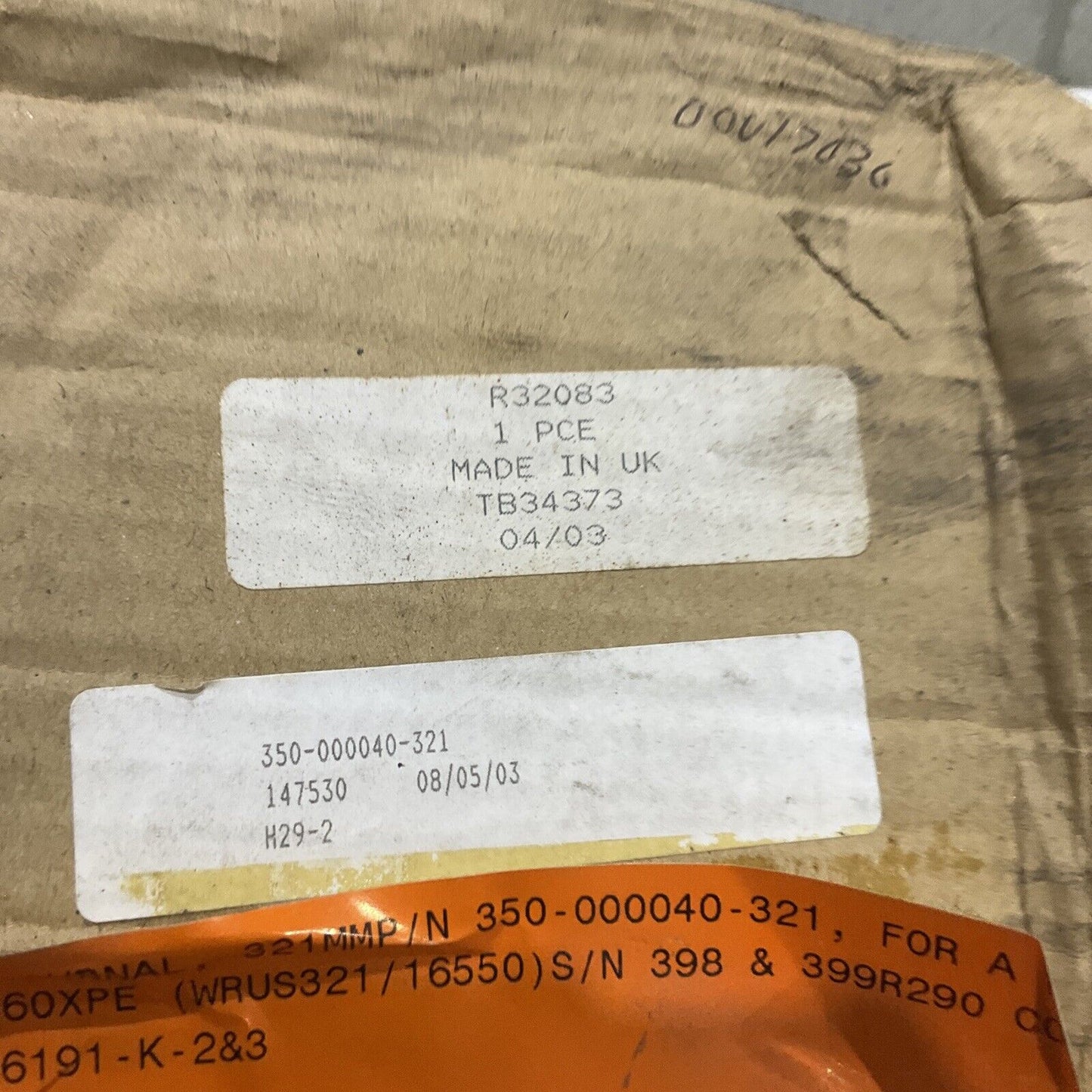 FES INTL 350-000040-321 R32083 147530 H29-2 OUTLET BEARING JOURNAL 678