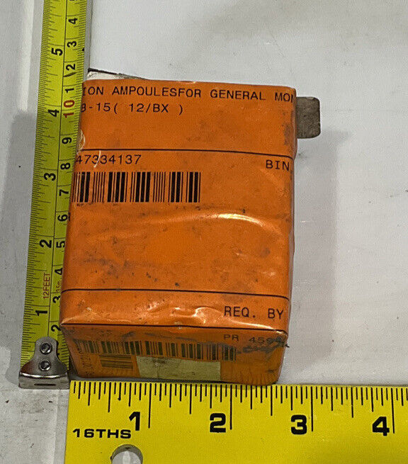 GENERAL MONITORS INC 50008-15 CALIBRATION AMPOULES
