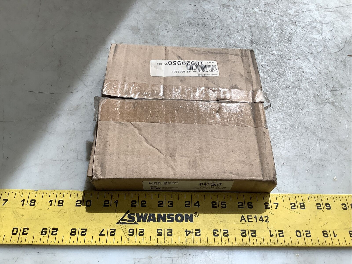 REXNORD 25-1 RIV ROLLER CHAIN 480 PITCHES 10FT 678