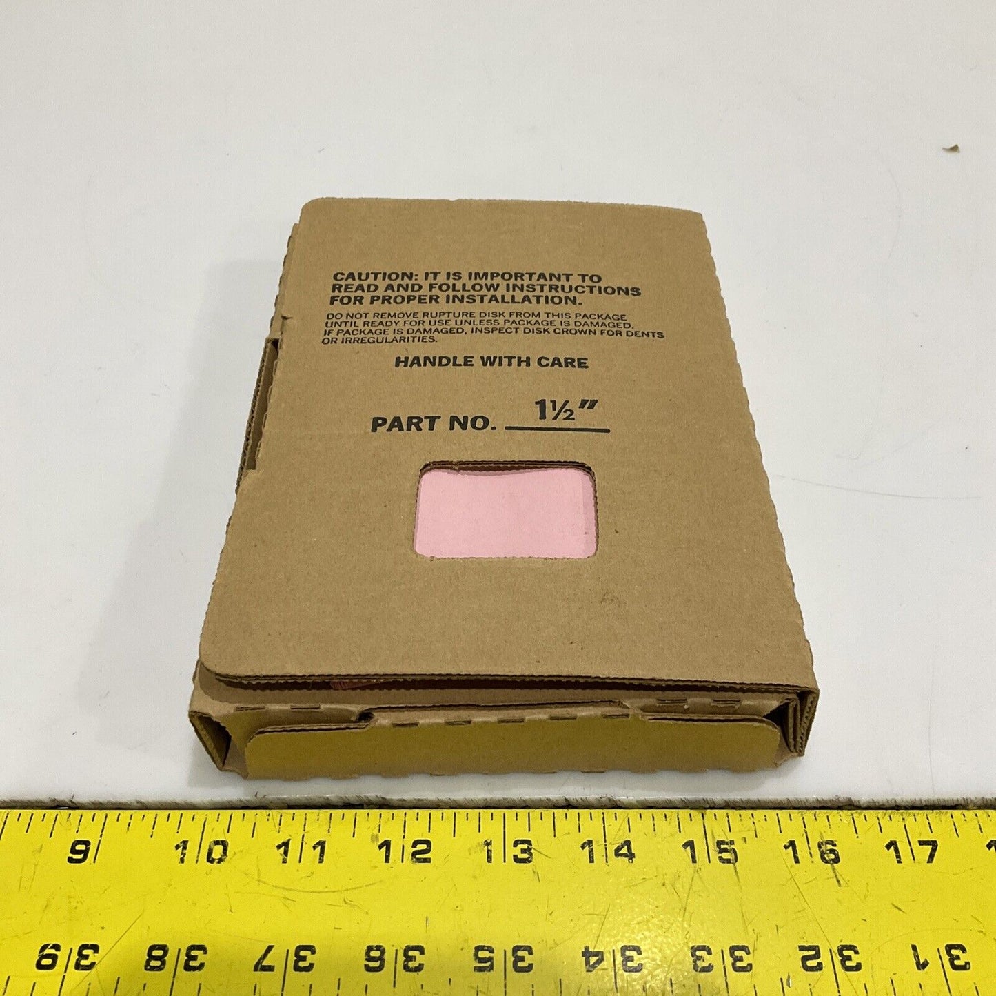 BS&B S-90 JRS AND RLS RUPTURE DISK 1 1/2 IN 99006780-1 136.5 PSIG 200 F 555