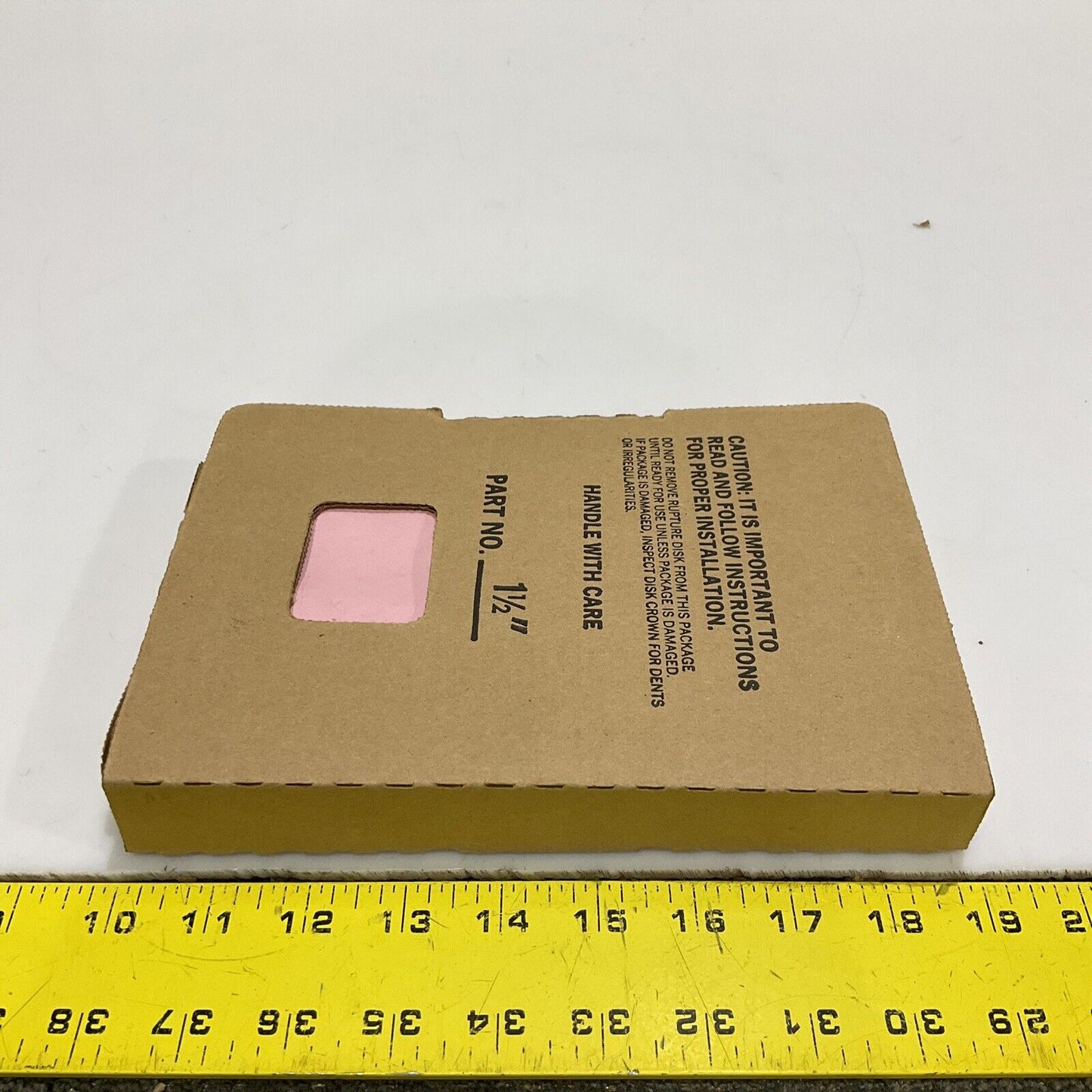 BS&B S-90 JRS AND RLS RUPTURE DISK 1 1/2 IN 99006780-1 136.5 PSIG 200 F 555
