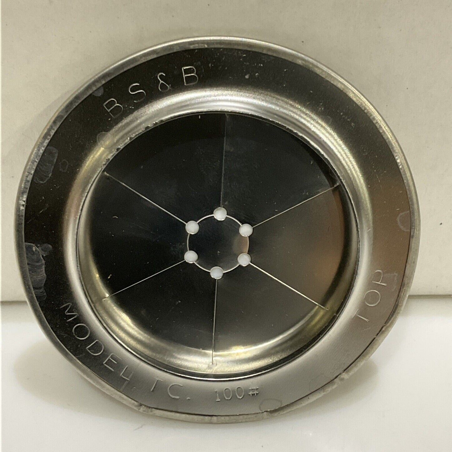 BS&S MODEL TC ST-0-0005-000 RUPTURE DISK 100 PSIG SIZE 2 IN 555