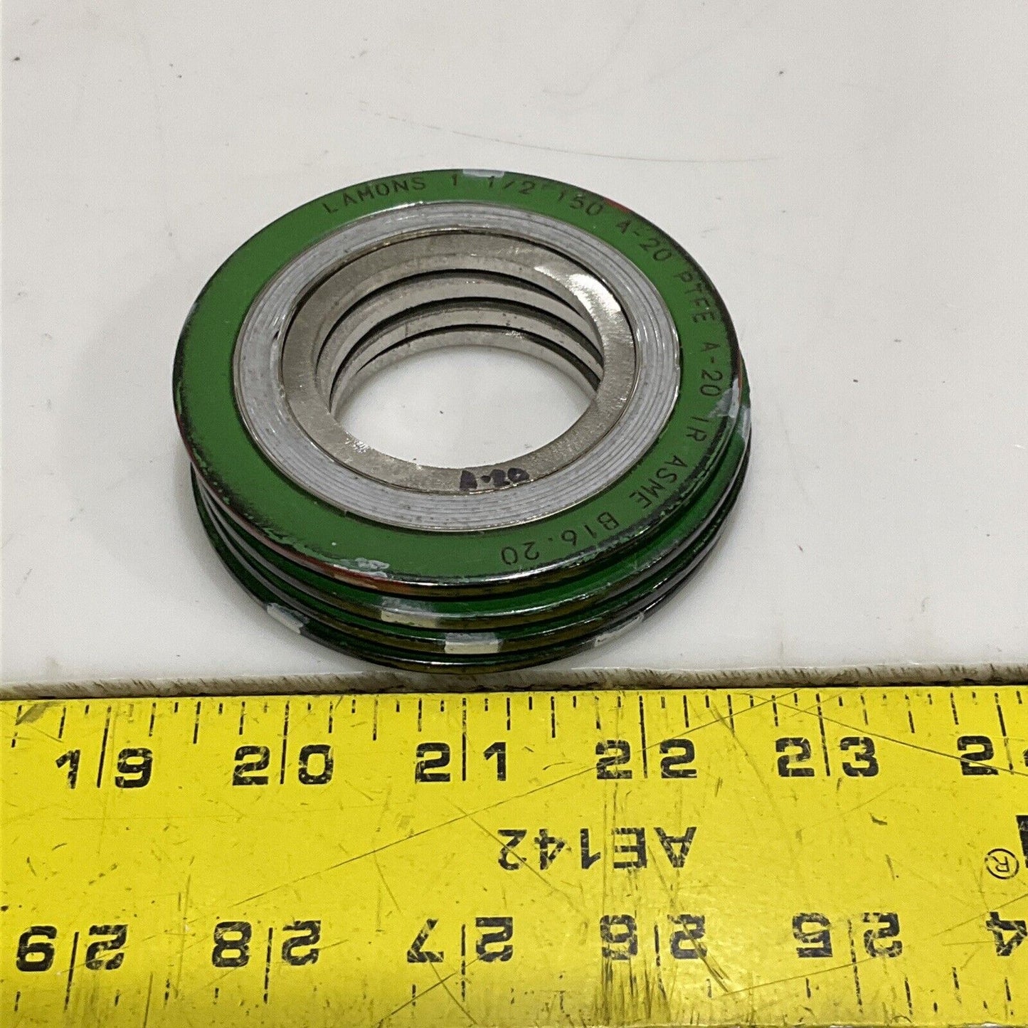 LAMONS 1 1/2” 150 A-20 A PTFE A-20 IR ASME B16.20 GASKET 678 LOT OF 4