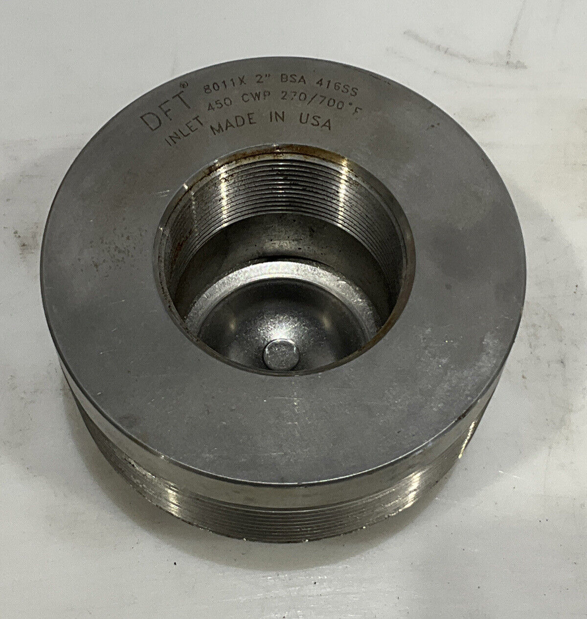 DFT INLET 8011X CHECK VALVE BSA 416SS 450 CWP 270/700F 678