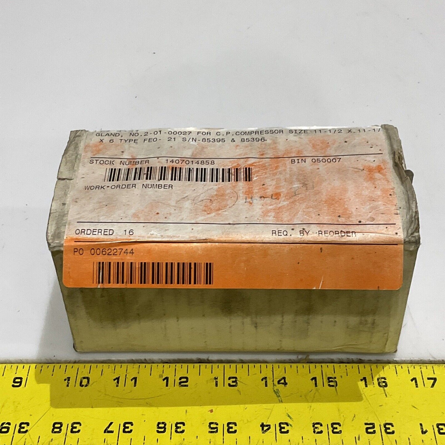 CHICAGO PNEUMATIC 2-01-0002 GLAND 678 LOT OF 16