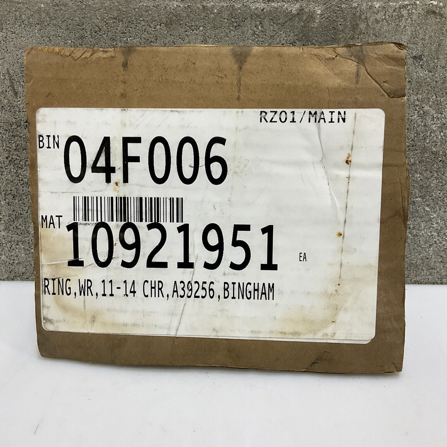 BINGHAM A39256 11-14 WEAR RING 678