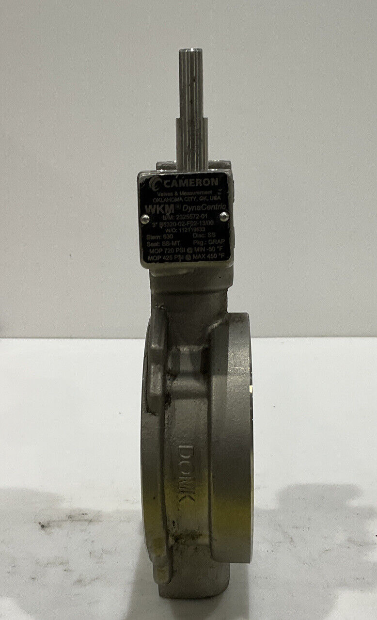 CAMERON WKM DYNACENTIC 2325572-01 3” B5320-02-F02-13/00 VALVE 678