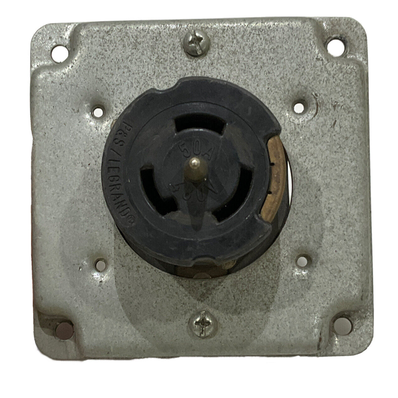 P&S LEGRAND TURN LOCKING CONNECTOR 50A 480V IN JUNCTION BOX