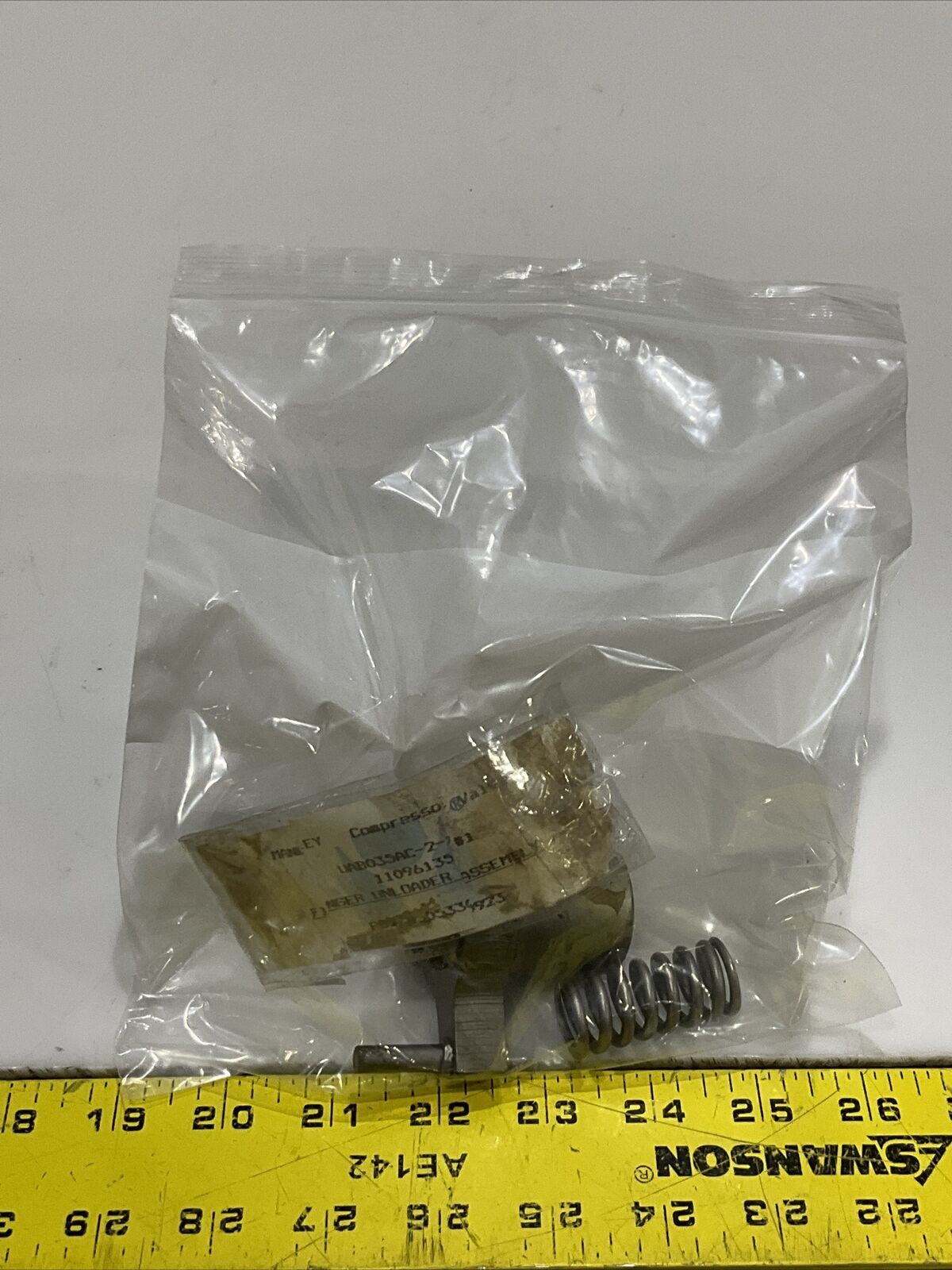 MANLEY COMPRESSOR VALVE UAB035AC-2-1 11096135 FINGER UNLOADER ASSEMBLY 678