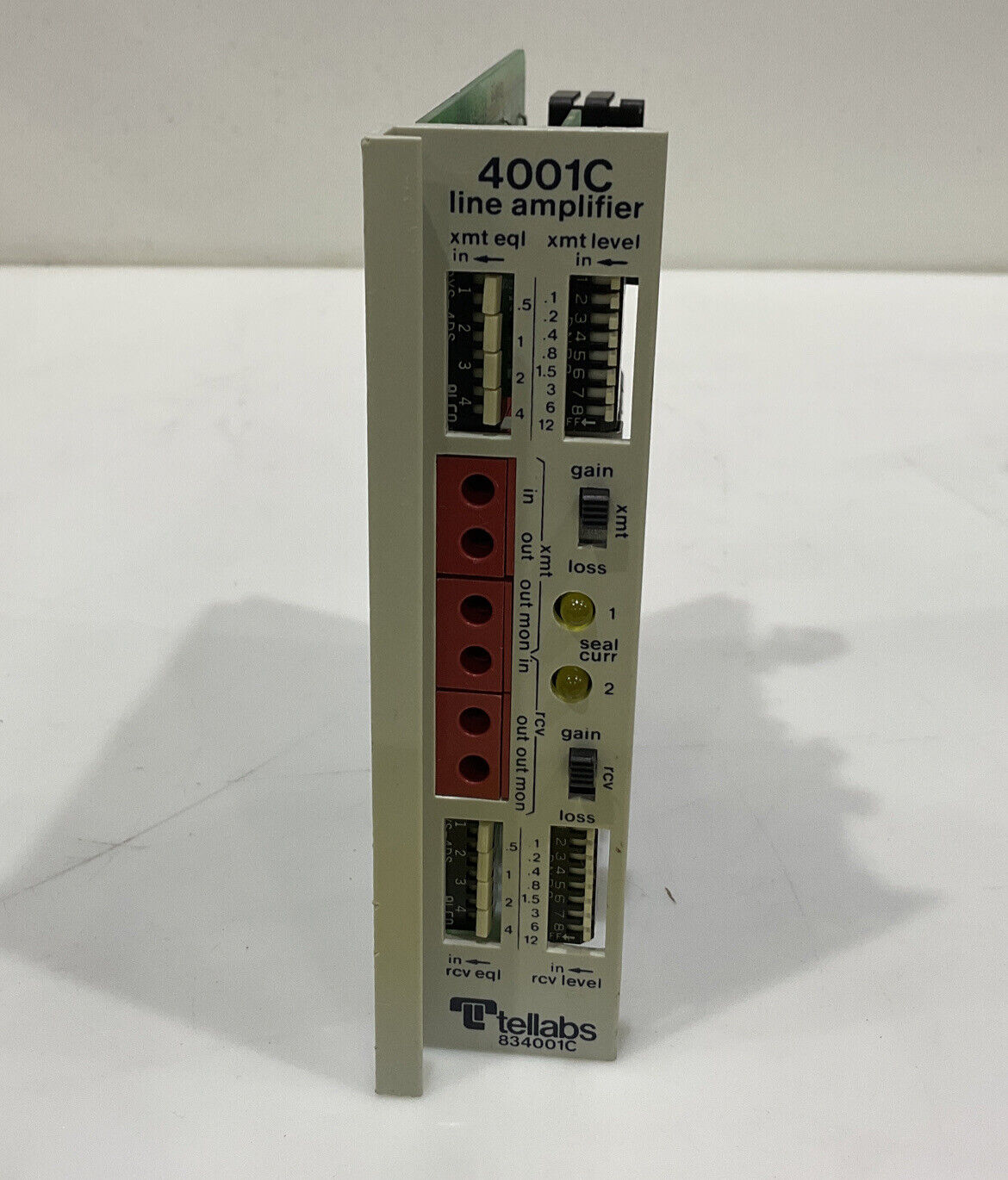 TELLABS 4001C LINE AMPLIFIER 83-4001C VR44TEA2AA TWD