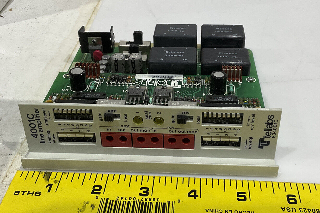 TELLABS 4001C LINE AMPLIFIER 83-4001C VR44TEA2AA TWD