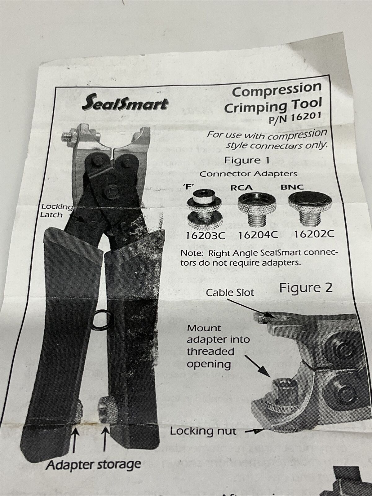 PLATINUM TOOLS 90134 SEALSMART PRO COMPRESSION COAX BNC RCA KIT W/ ZIP CASE TWD