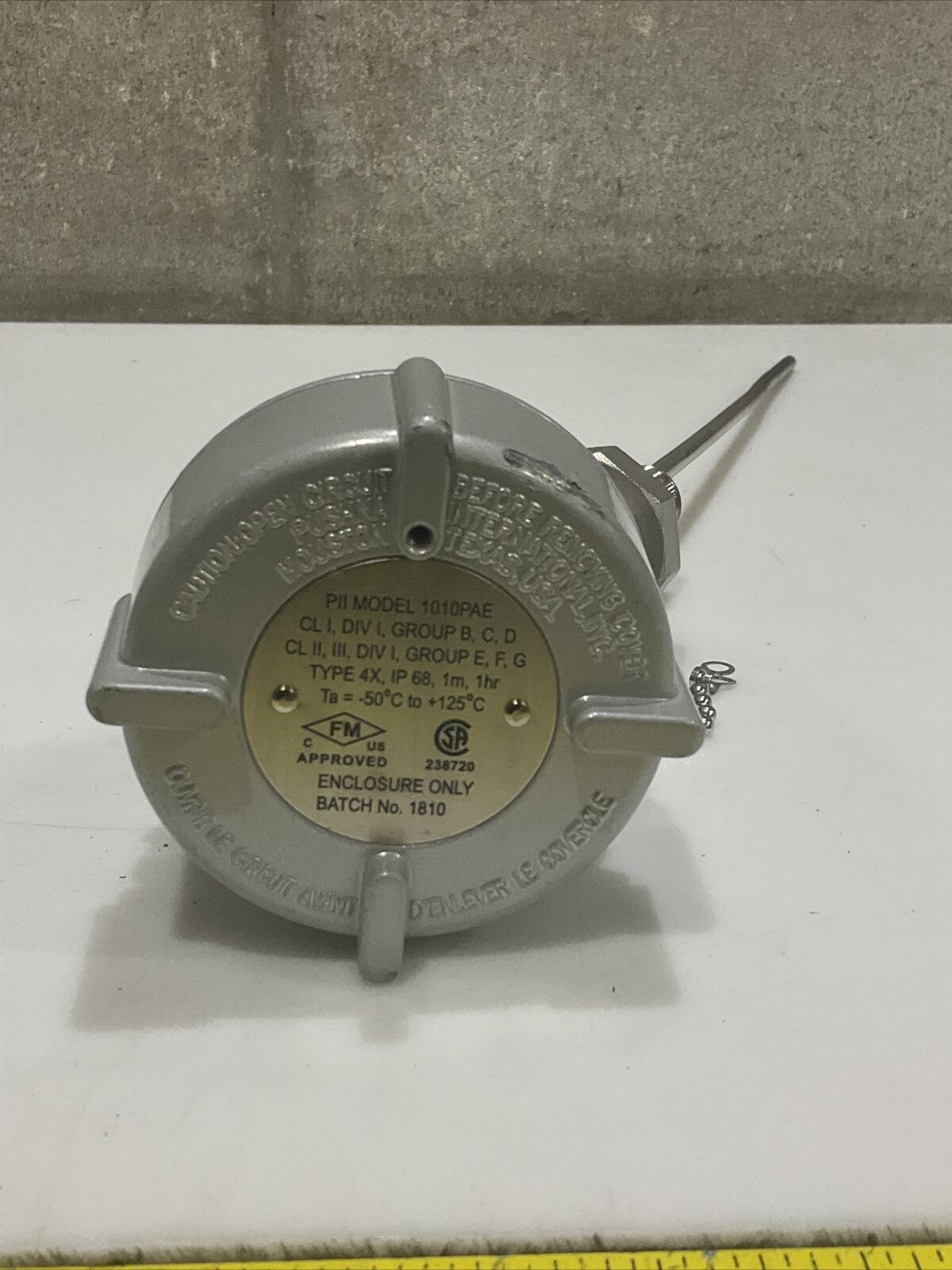 JMS 1010PAE THERMOCOUPLE TEMPERATURE TRANSMITTER -50 C TO +125 C ECH