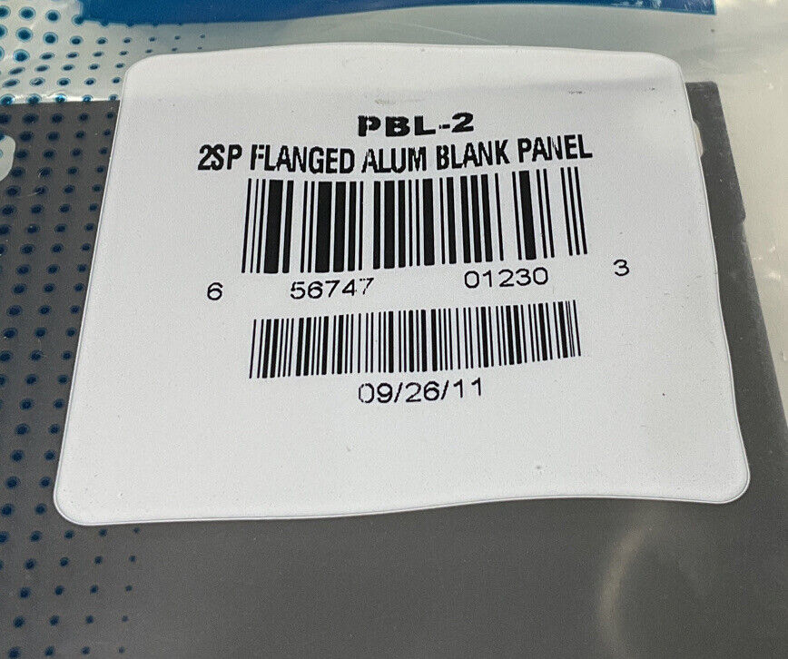 MIDDLE ATLANTIC PRODUCTS PBL-2 2SP FLANGED ALUMINUM BLANK PANEL LOT OF 5 TWD