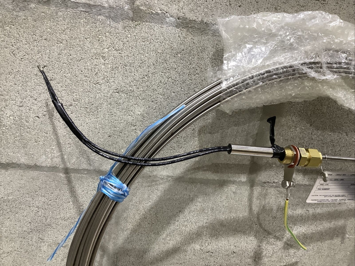 THERMON MIQ50E2L2S D/MIQ-50E2L-2S/82/1055 HEAT CABLE SET 82 FEET ECH