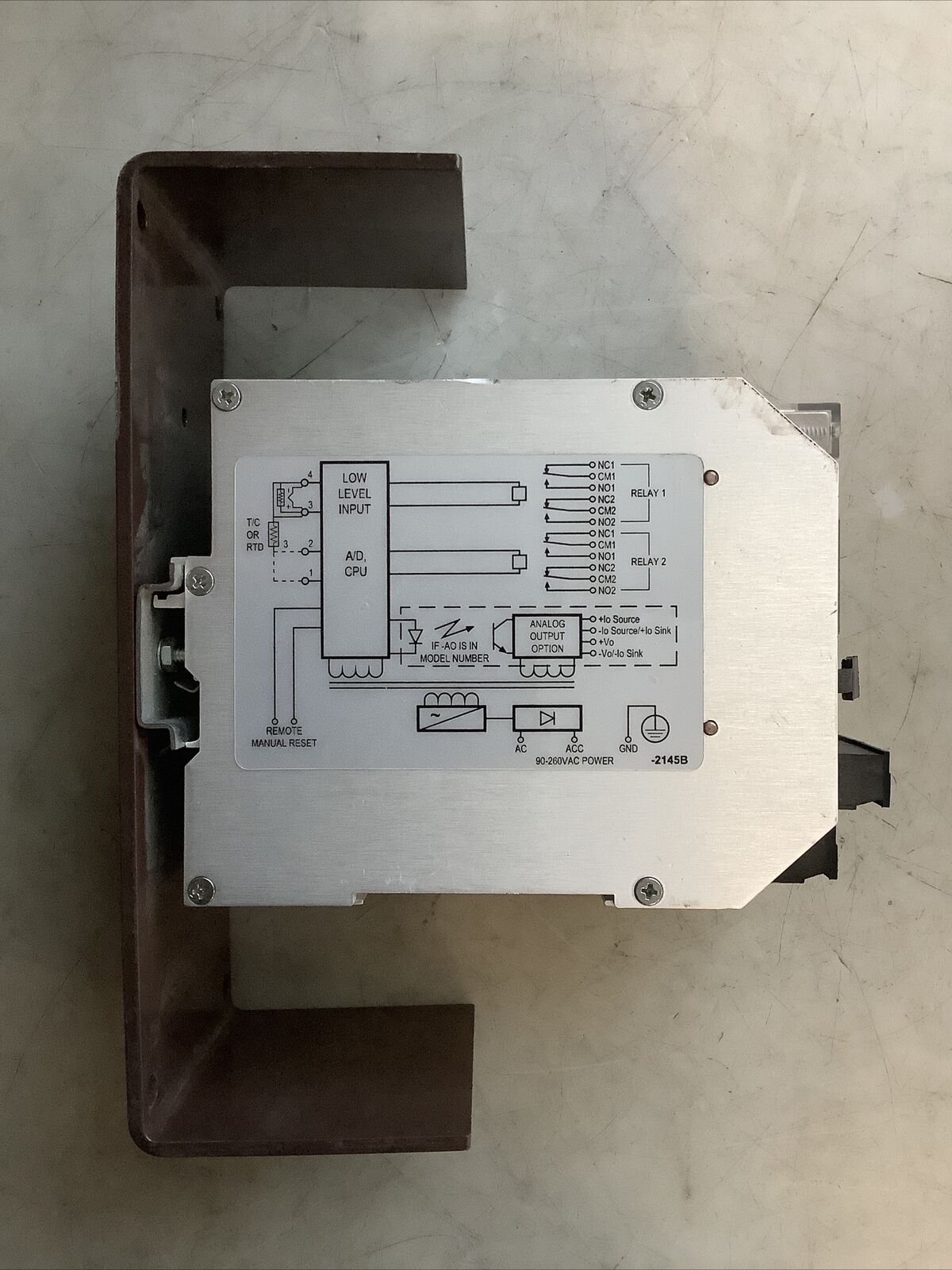 MOORE INDUSTRIES SPA2/TPRG/2PRG/UAC-DPDT PROGRAMMABLE ALARM SWITCH 90-230VAC 476