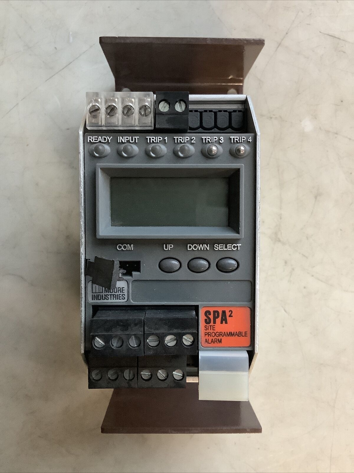 MOORE INDUSTRIES SPA2/TPRG/2PRG/UAC-DPDT PROGRAMMABLE ALARM SWITCH 90-230VAC 476