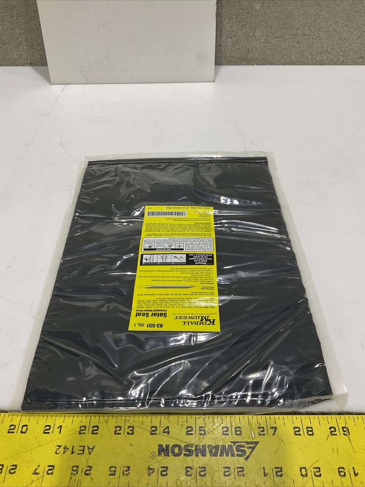 KIMBALL MIDWEST 83-551 SOLAR SEAL PERMANENT REPAIR PATCH 476