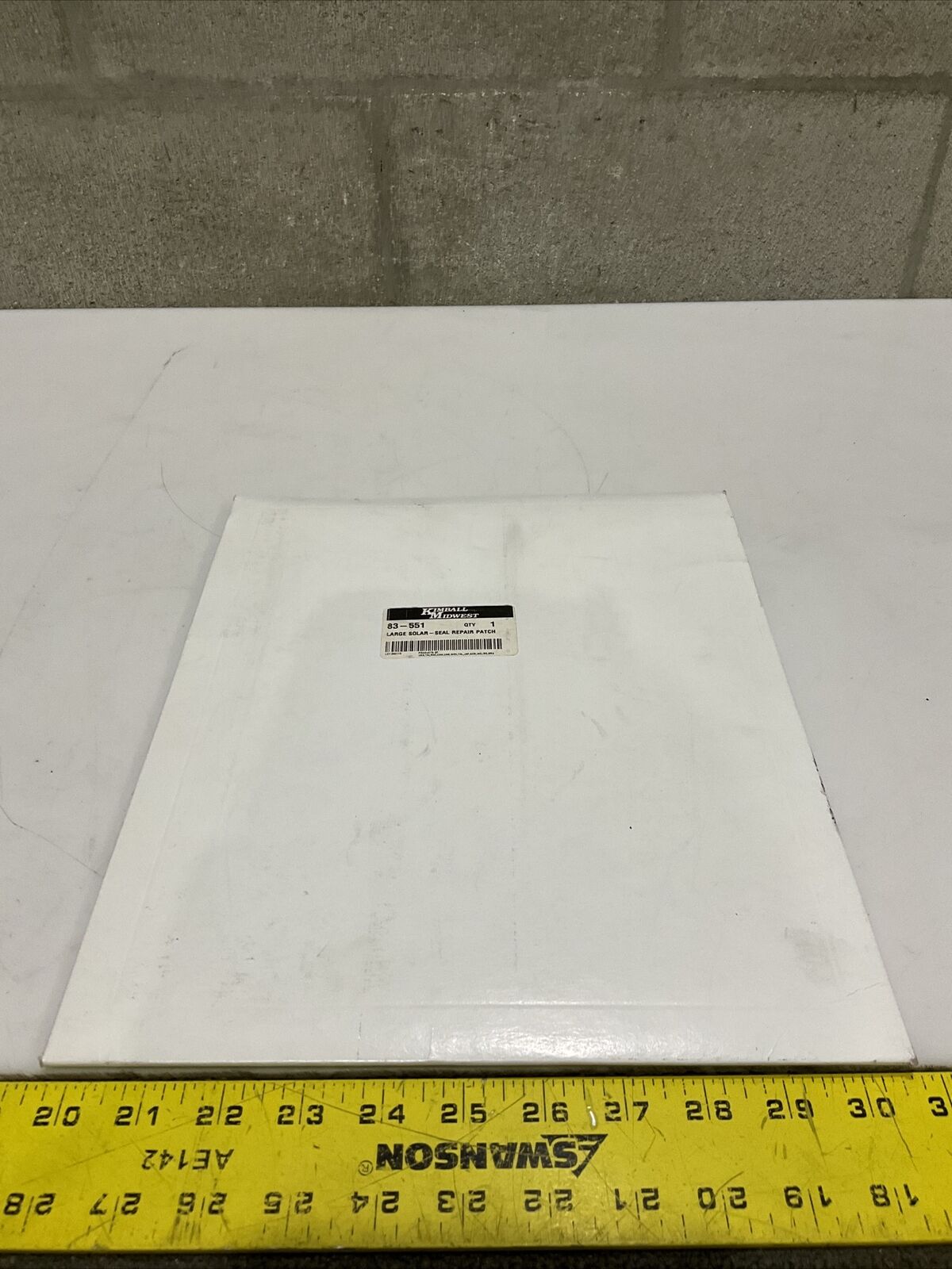 KIMBALL MIDWEST 83-551 SOLAR SEAL PERMANENT REPAIR PATCH 476