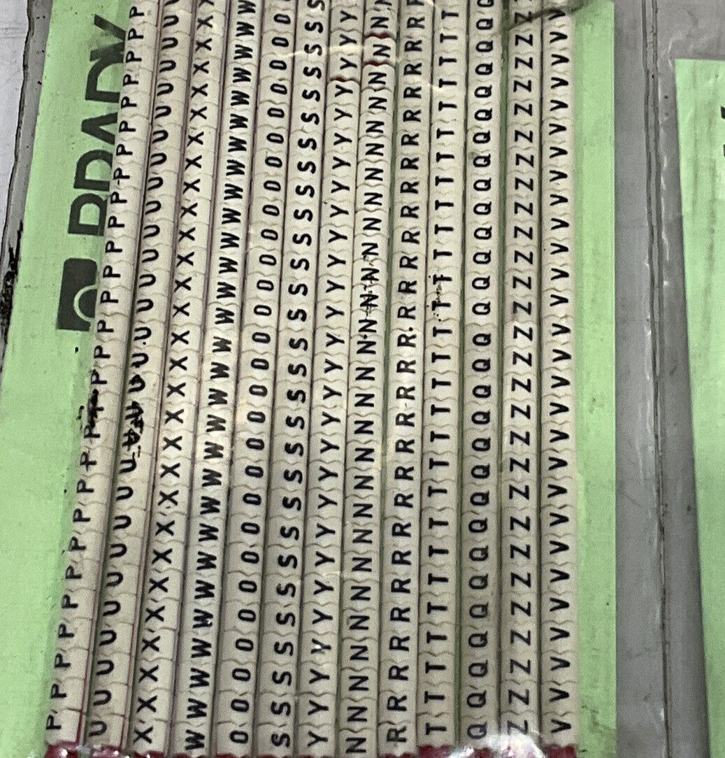 BRADY SCN10-N-Z CLIP-SLEEVE WIRE MARKERS LOT OF 6 476