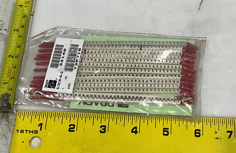 BRADY SCN10-N-Z CLIP-SLEEVE WIRE MARKERS LOT OF 6 476