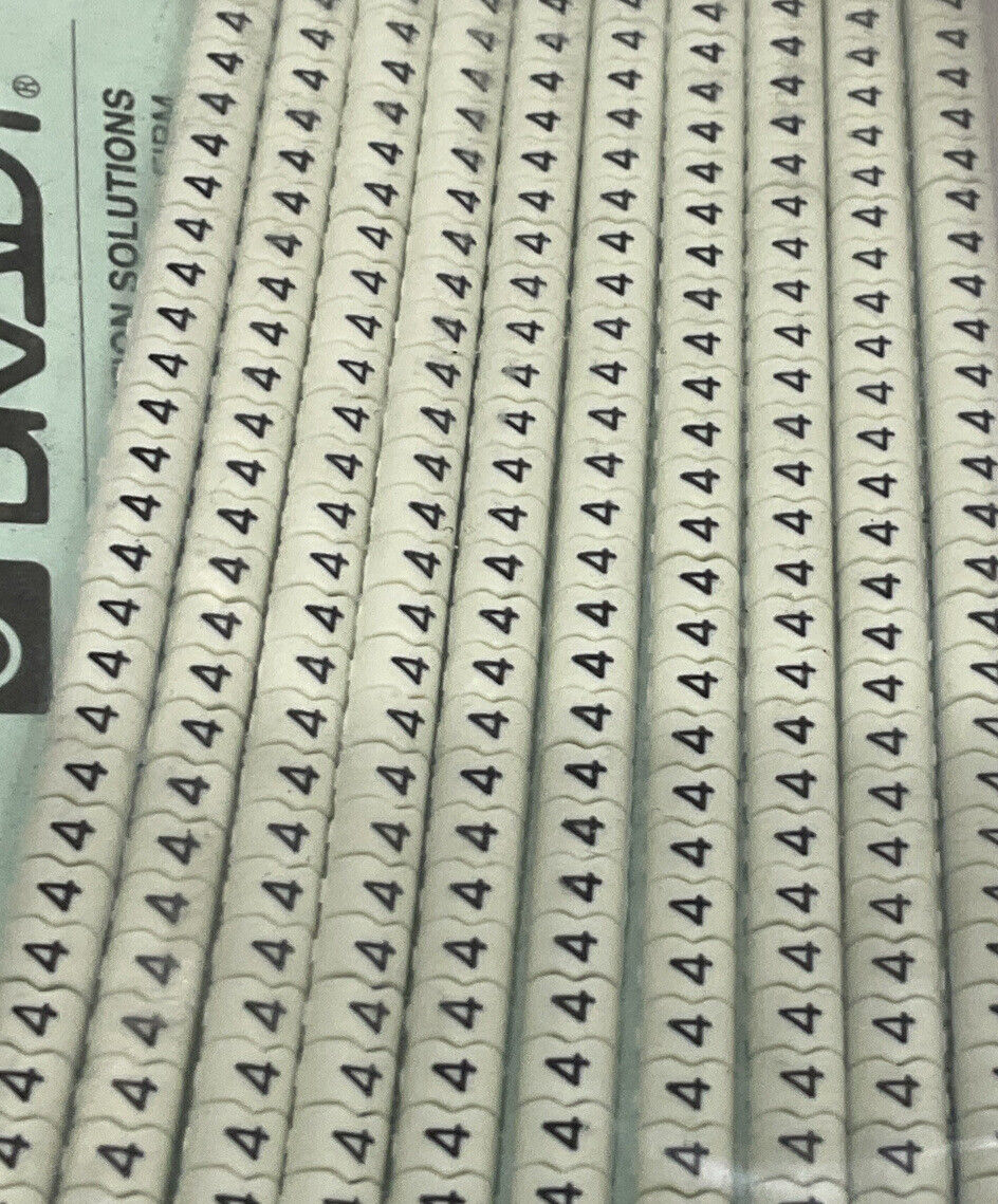 BRADY SCN-13-4 CLIP-SLEEVE WIRE MARKERS LOT OF 5 476