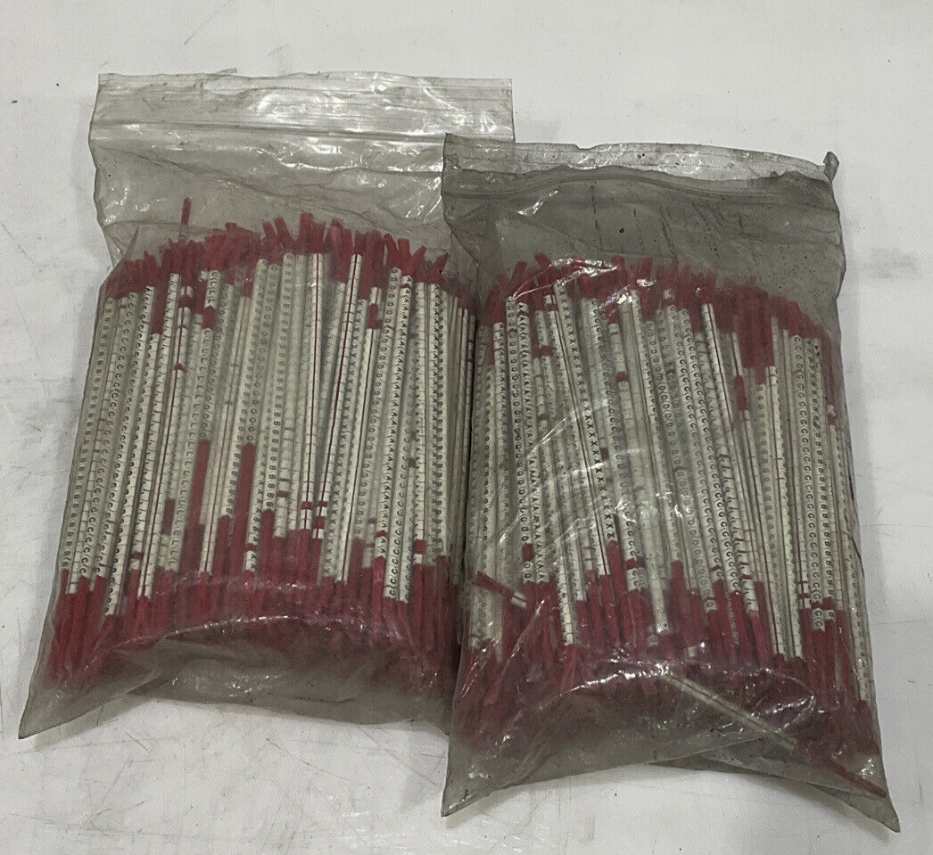 BRADY SCN-A-M SCN-N-Z CLIP-SLEEVE WIRE MARKERS LOT OF 550