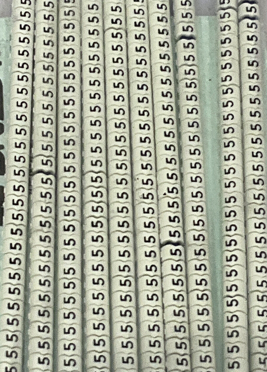 BRADY SCN-13-5 CLIP-SLEEVE WIRE MARKERS LOT OF 4 476