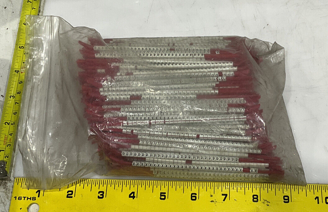 BRADY SCN-A-M SCN-N-Z CLIP-SLEEVE WIRE MARKERS LOT OF 550