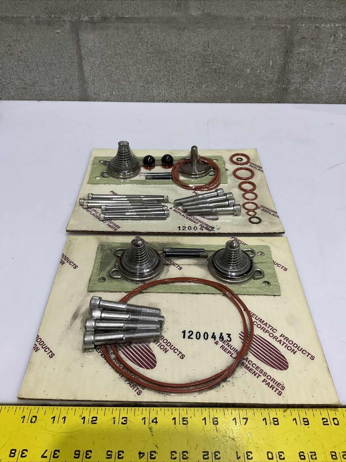 PNEUMATICS PRODUCTS 1200443 OUTLET AND PURGE CHECK VALVE PACKING KIT 476