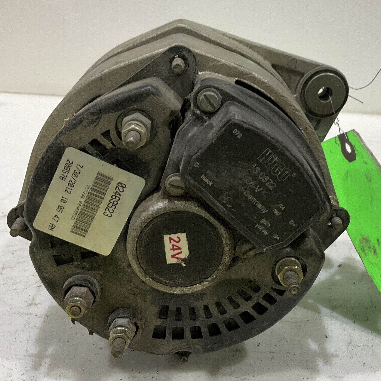 HUGO 13 0372 ALTERNATOR 28V VALEO 02469523 60A