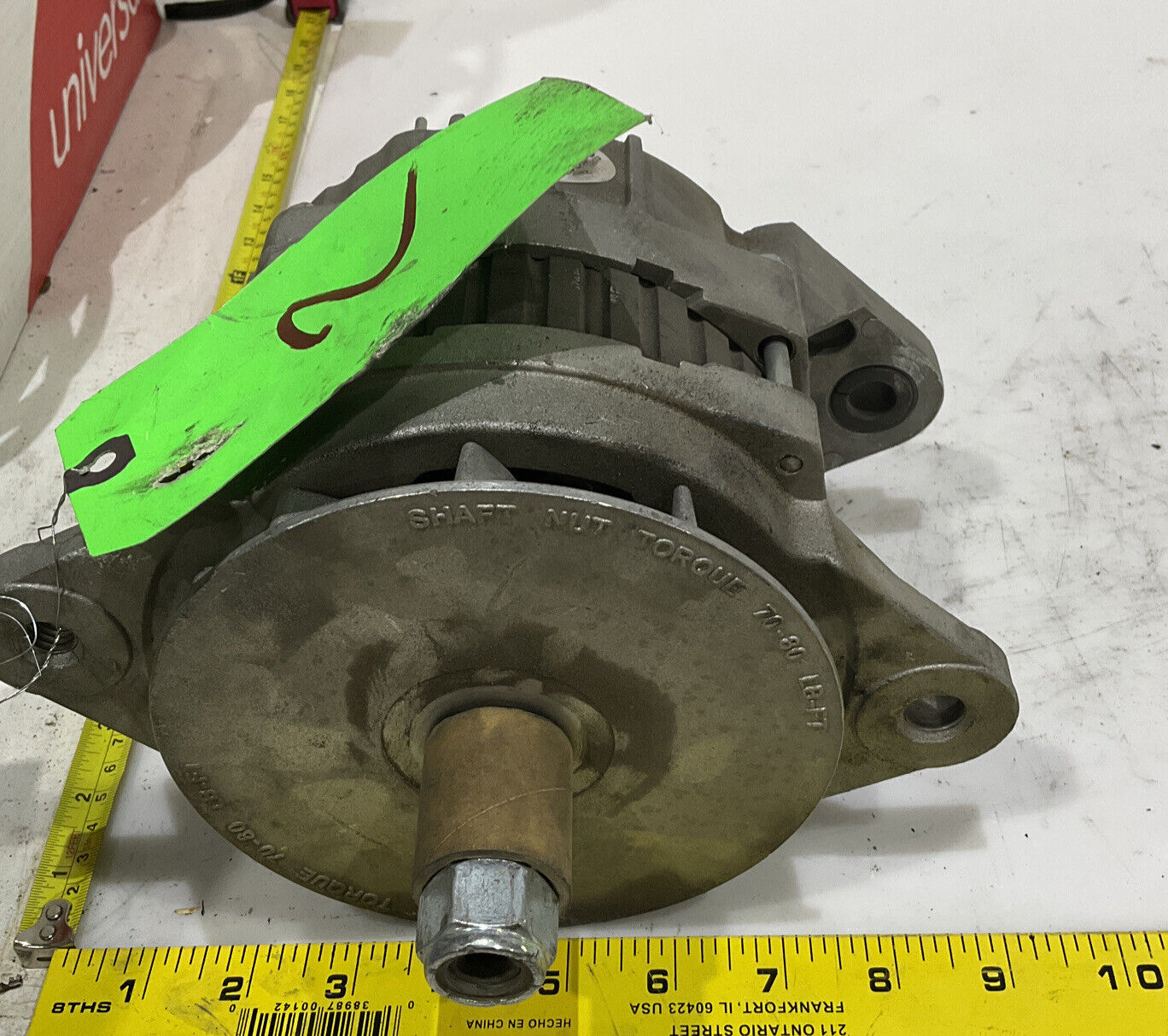 DELCO-REMY 22S1 ALTERNATOR 70-80 TORQUE