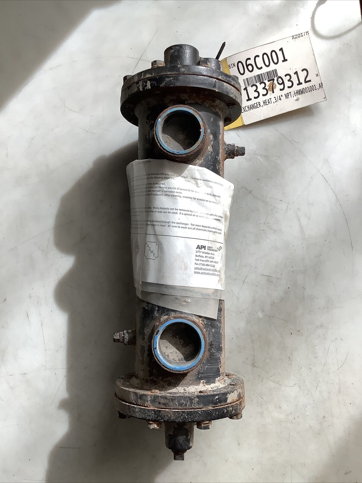 API 1501-04-014-105 HEAT EXCHANGER 300/150 PSI