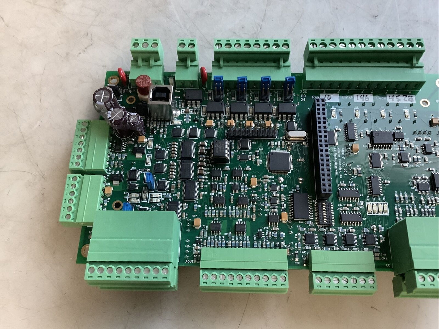 MERRICK M22633-1 PROCESS CONTROLLER BASIC WEIGHT SCALE MODULE 476