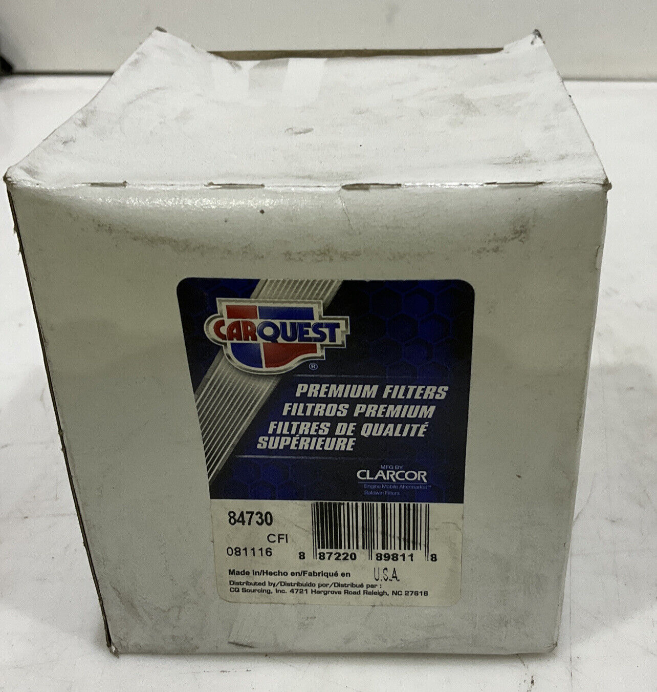 CARQUEST 84730 OIL FILTER 476