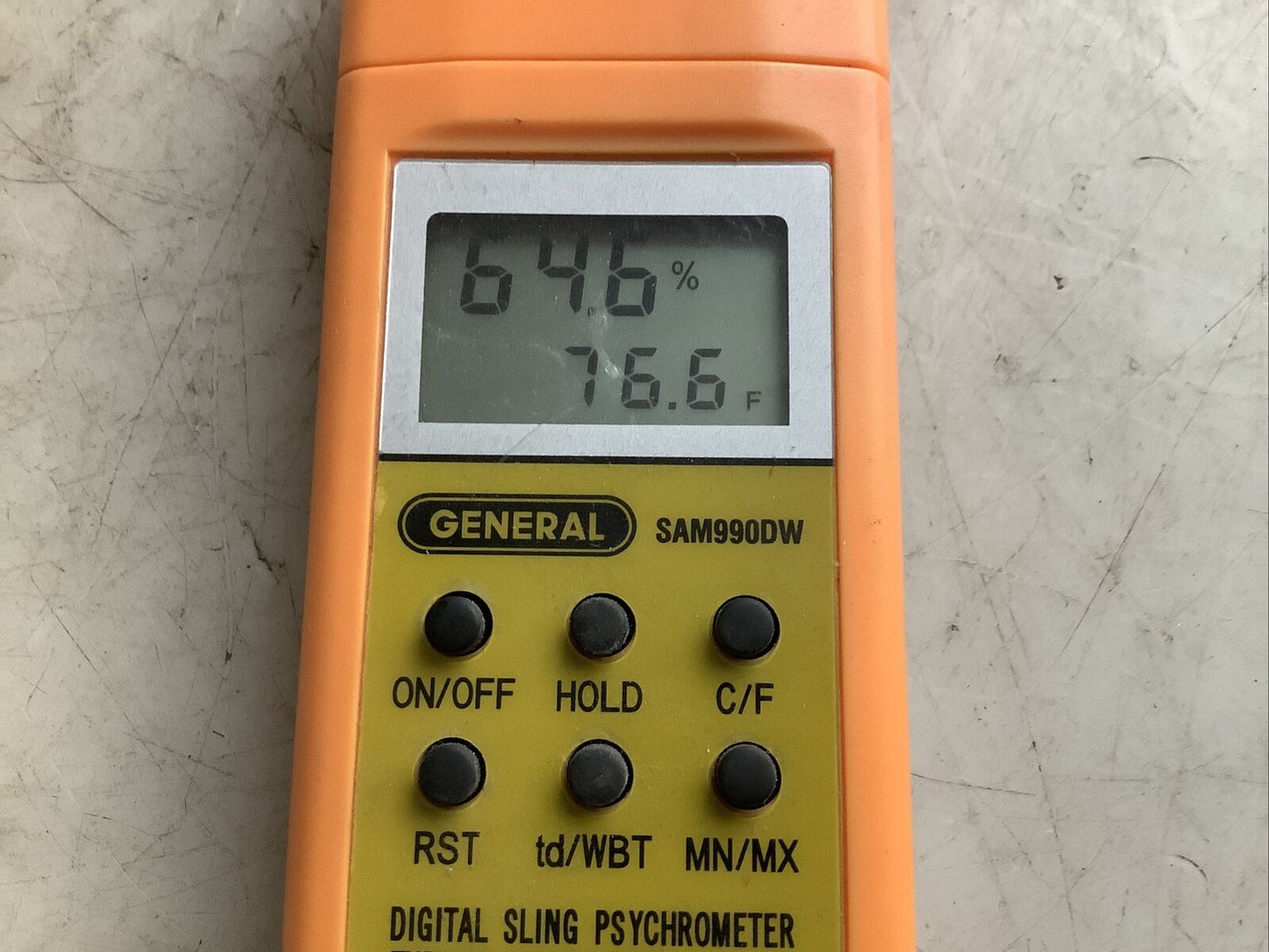 GENERAL SAM990DW DIGITAL PSYCHROMETER 476