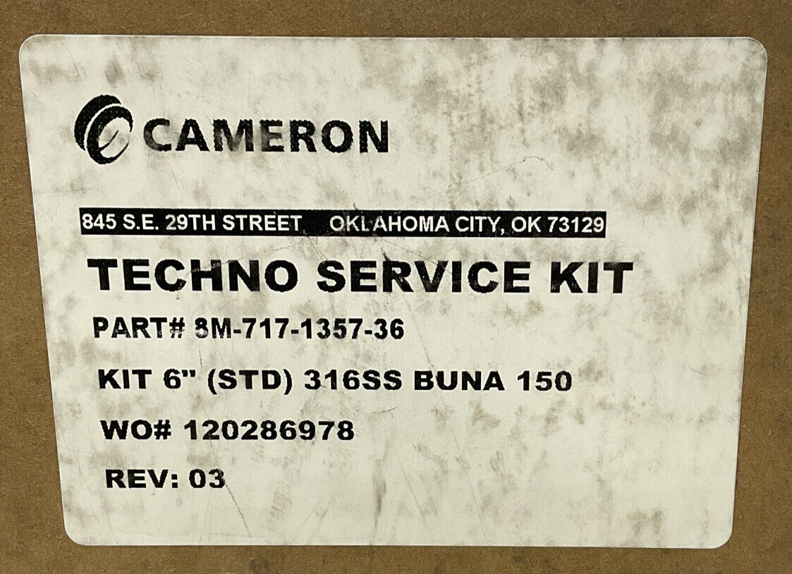 CAMERON 8M-717-1357-36 TECHNO SERVICE KIT 476