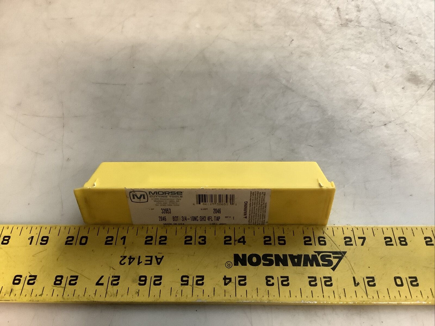 MORSE 32653 TAP 3/4-10NC 4FL 476