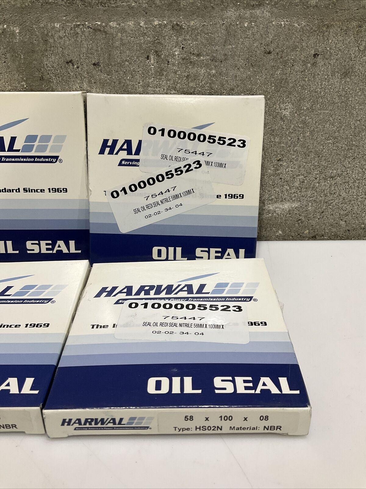 HARWAL HS02N OIL SEAL 58 X 100 X 08 LOT OF 6 476