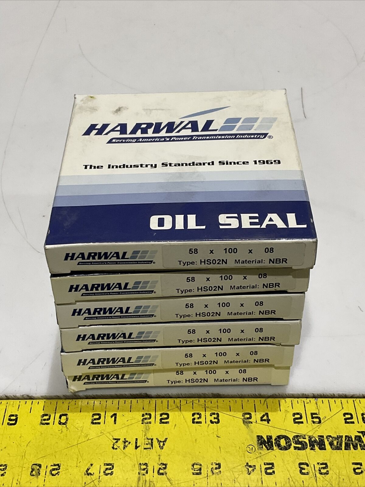 HARWAL HS02N OIL SEAL 58 X 100 X 08 LOT OF 6 476