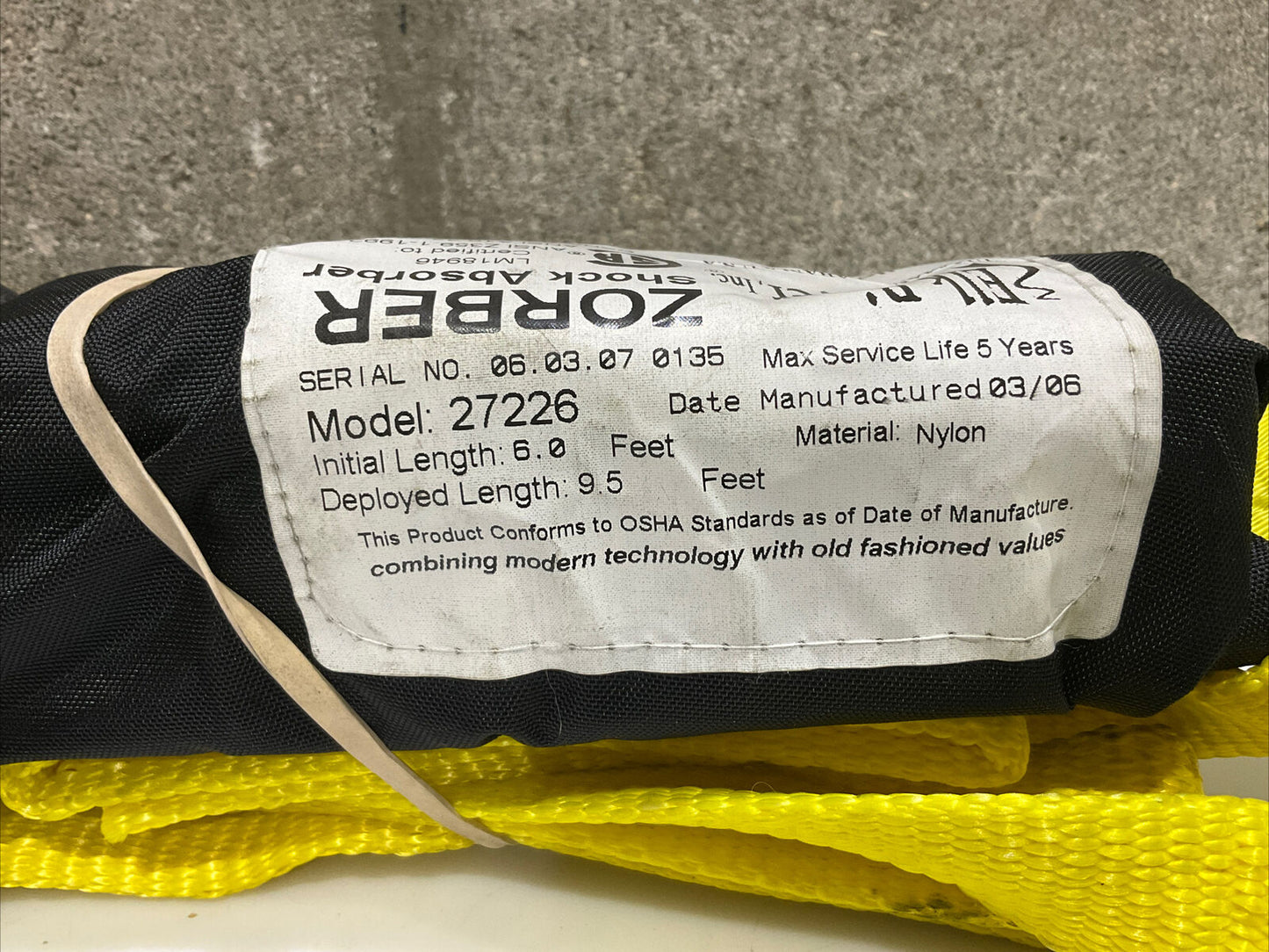 ELK RIVER 27226 ZORBER SHOCK ABSORBER W/ SNAPHOOK EACH END 476