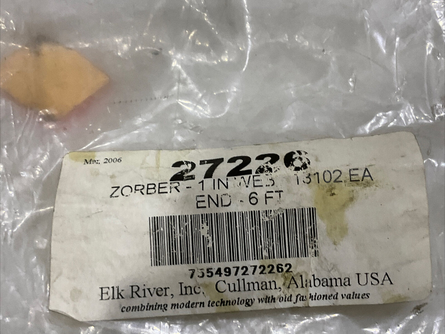 ELK RIVER 27226 ZORBER SHOCK ABSORBER W/ SNAPHOOK EACH END 476